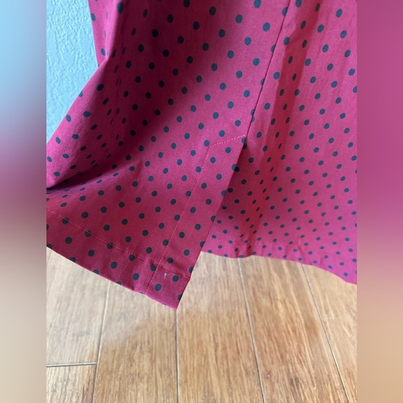 NWT Vintage Y2K Hell Bunny Vixen Dress Red Black Polka Dot Retro Pinup S-M - Picture 8 of 12